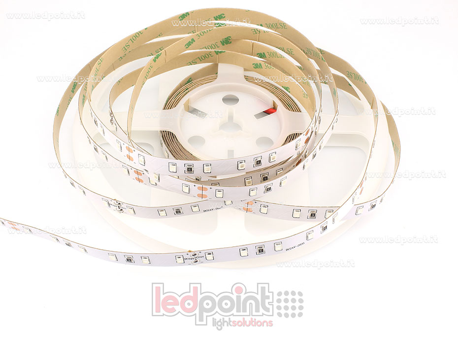Ruban led 2835 24V IP20 520-525nm 60led/m