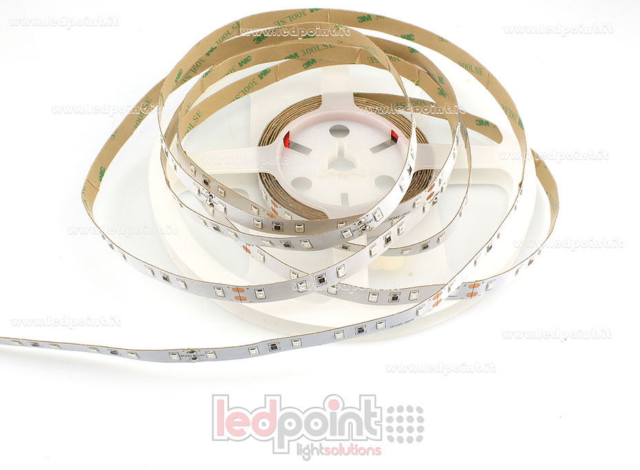 Ruban led 2835 24V IP20 605-615nm 60led/m