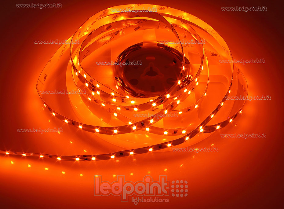 Ruban led 2835 24V IP20 605-615nm 60led/m