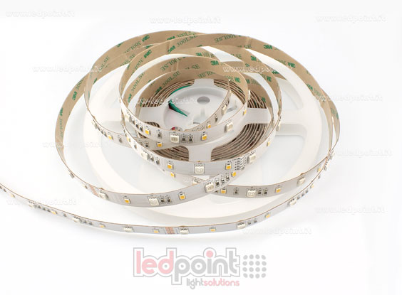 Ruban led 5050+2835 24V IP20 3000K 3step 28+28led/m