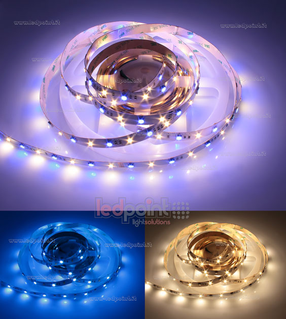 Ruban led 5050+2835 24V IP20 3000K 3step 28+28led/m Ruban led 5050+2835 24V IP20 3000K 3step 28+28led/m