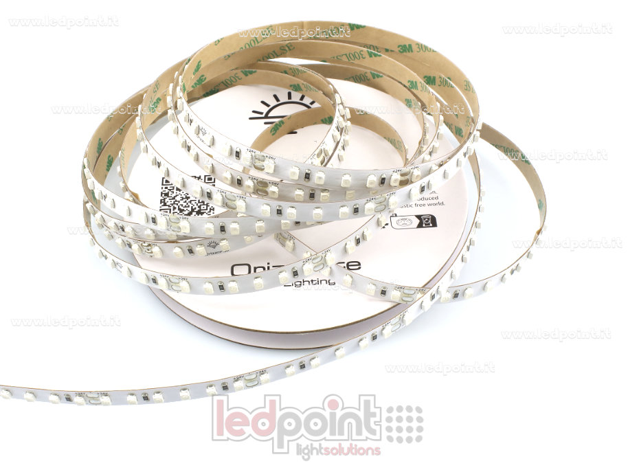 Ruban led 3528 24V IP20 620-625nm 120led/m