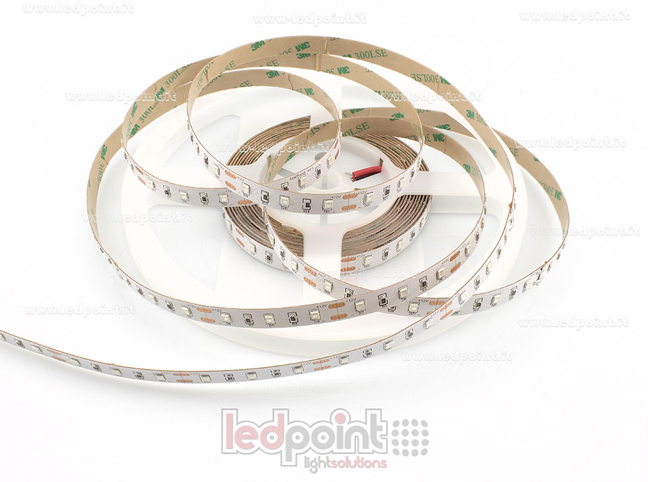 Ruban led 2835 12V IP20 620-625nm 60led/m