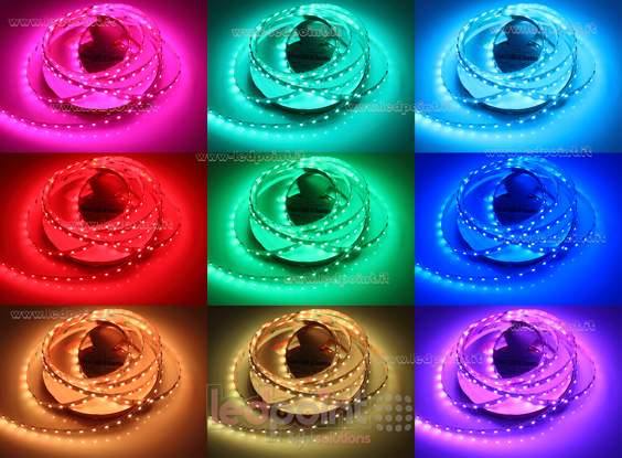 Ruban led 3838 24V IP20 RGB 70led/m