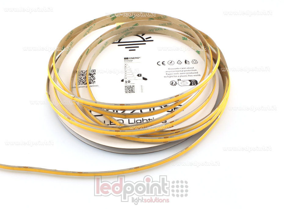Ruban led COB 24V IP20 2700K 480led/m