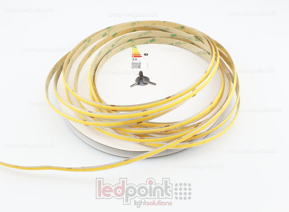 Ruban led COB 24V IP20 3000K 480led/m