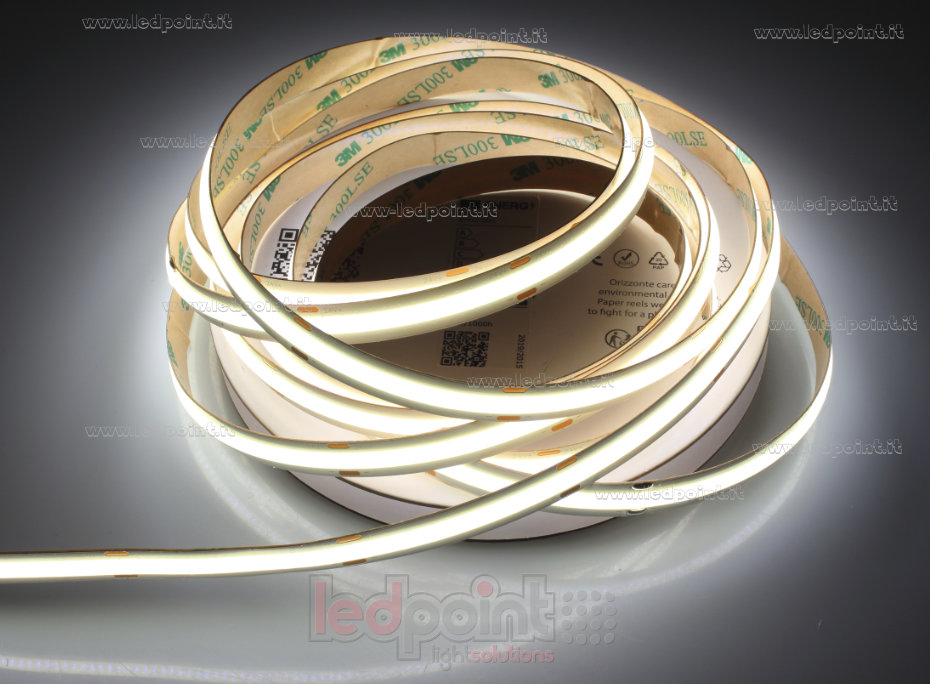 Ruban led COB 24V IP20 4000K 528led/m