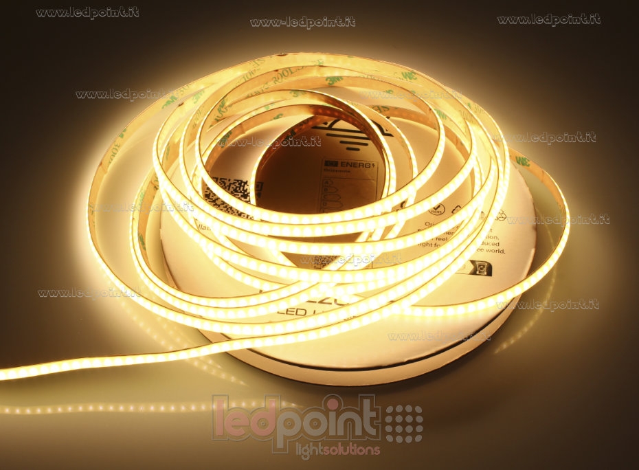 Ruban led COB 24V IP20 2700-6500K 300+300led/m