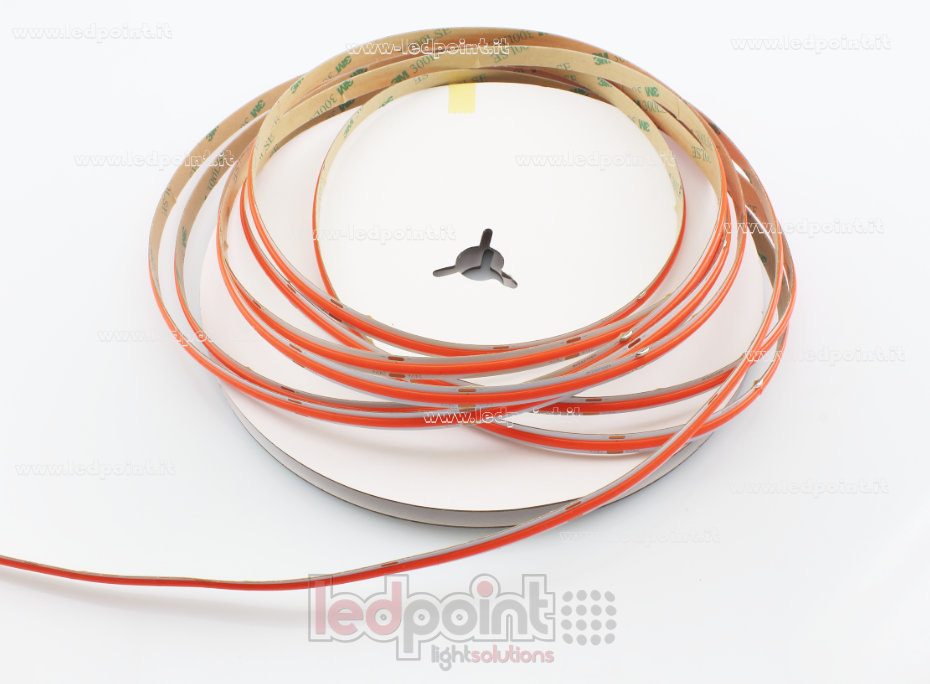 Ruban led COB 24V IP20 Rouge 480led/m
