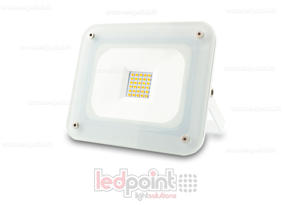 Projecteur extérieur 3000K 20W 230V blanc