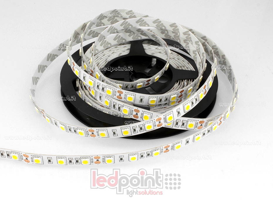 Ruban led 5050 12V IP20 2800-3200K 60led/m