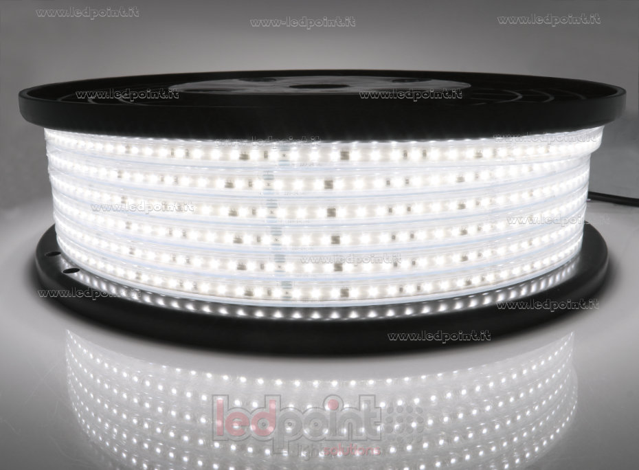Ruban led 2835 230V IP65 4000K 120led/m