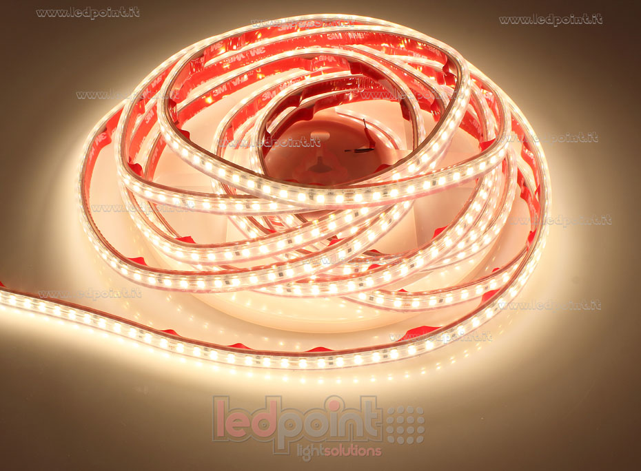 Ruban led 2835 24V IP65 3000K 3step 140led/m