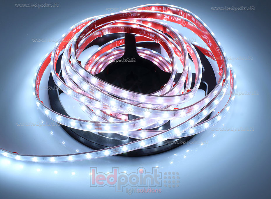 Ruban led 2835 24V IP65 5500-6000K 60led/m