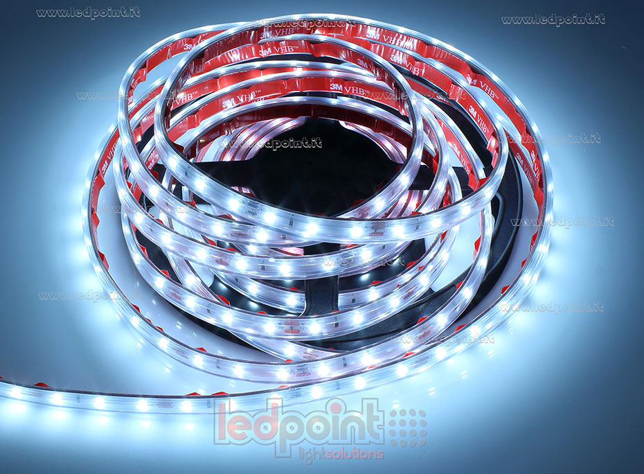 Ruban led 2835 12V IP65 6500K 3 step 60led/m
