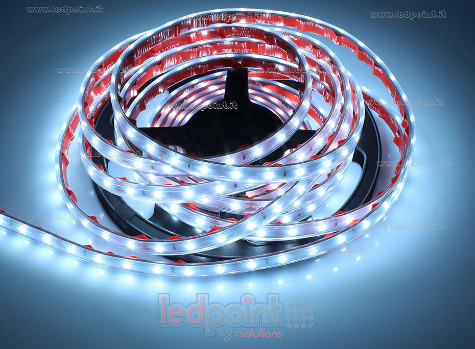 Ruban led 2835 24V IP65 6500K 3 step 60led/m