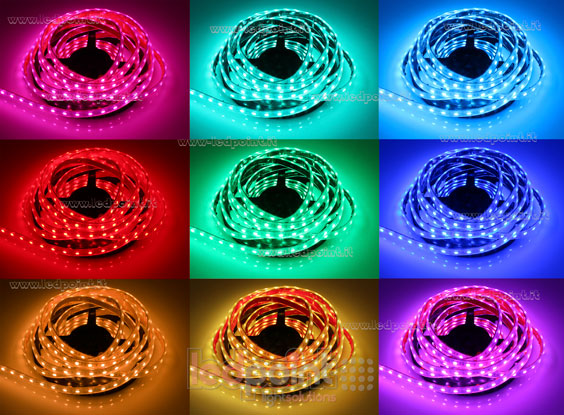 Ruban led 5050 12V IP65 RGB 60led/m Ruban led 5050 12V IP65 RGB 60led/m