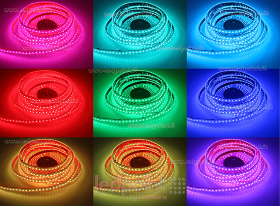 Ruban led 3838 24V IP65 RGB 112led/m