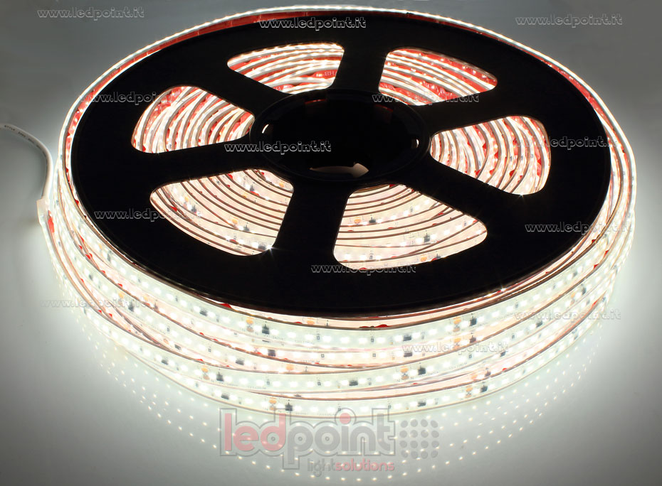 Ruban led 2835 220-240V IP67 4000K 120led/m L502-400T-1208CH/16
 