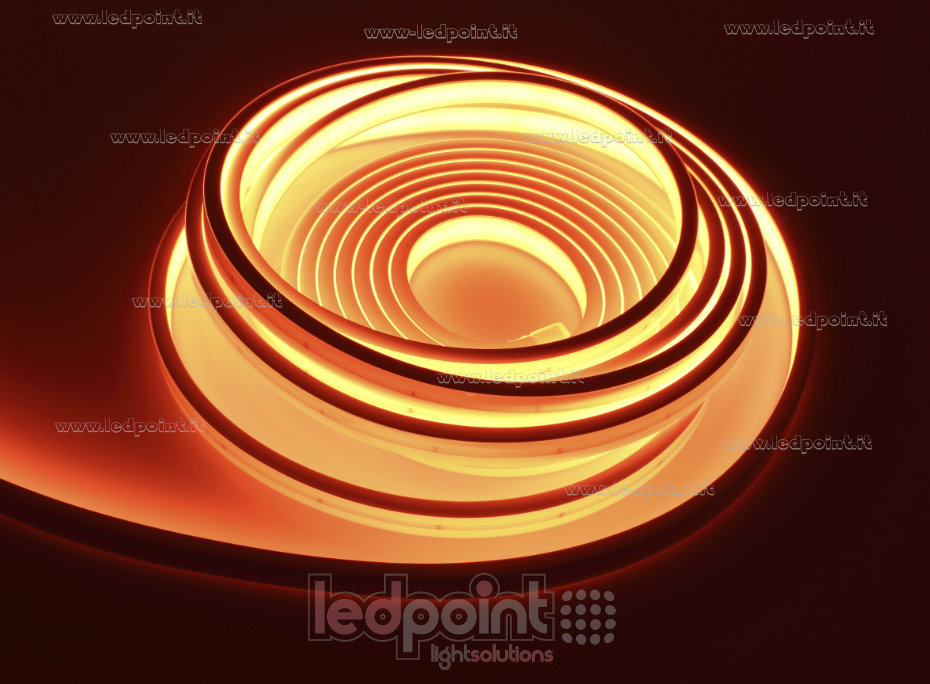 Ruban led 2025 24V IP67 Orange 264led/m