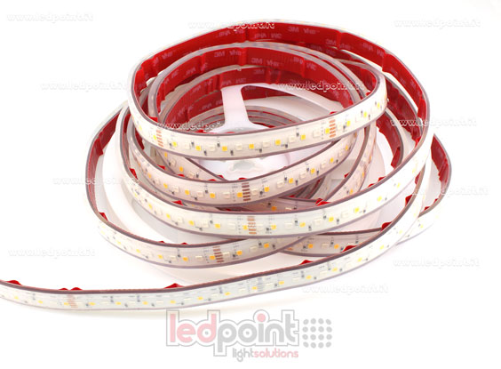 Ruban led 3838+2835 24V IP67 3000K 70+70led/m