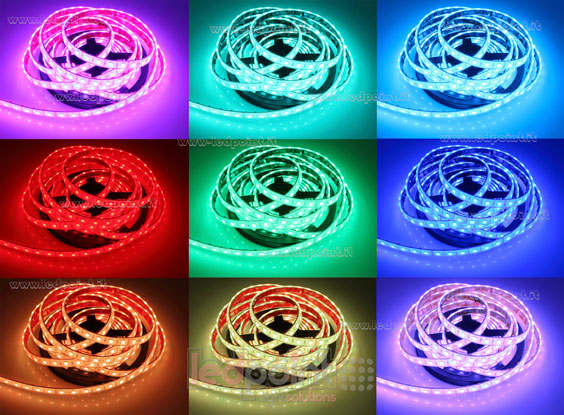 Ruban led 5050 24V IP67 RGB 60led/m Ruban led 5050 24V IP67 RGB 60led/m