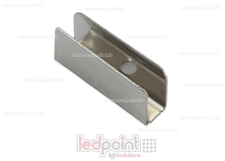 Clip de fixation en acier pour Led Neon Flex 4x8mm Clip de fixation en acier pour Led Neon Flex 4x8mm