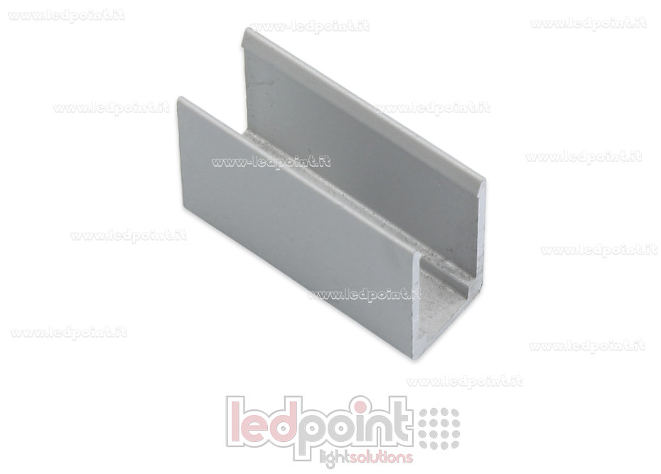 Clip de fixation en aluminium pour Led Neon Flex 6x12mm