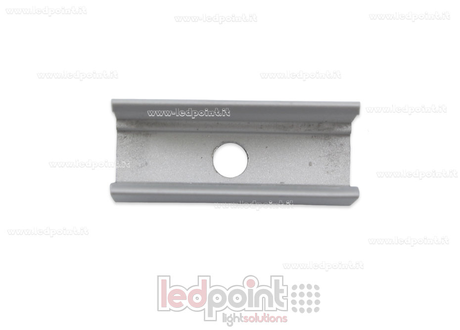 Clip de fixation en aluminium pour Led Neon Flex 6x12mm