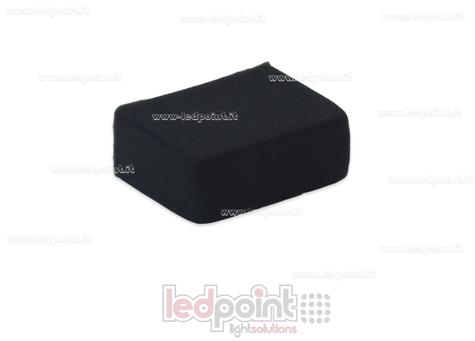 Embout terminal noir pour Led Neon Flex 6mm