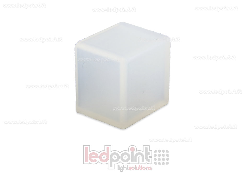 Embout terminal pour Led Neon Flex 10x10mm Embout terminal pour Led Neon Flex 10x10mm