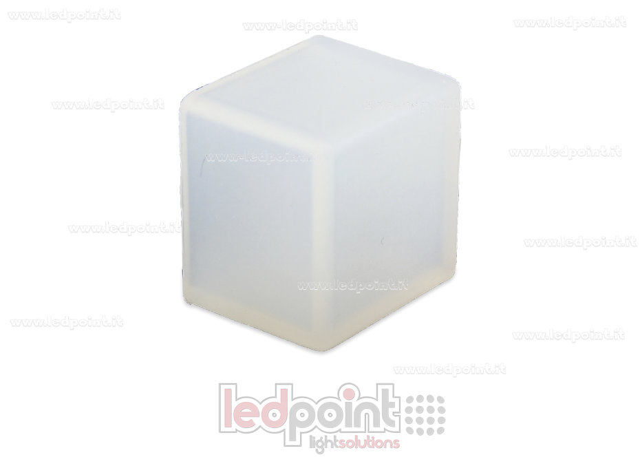 Embout terminal pour Led Neon Flex 12x12mm Embout terminal pour Led Neon Flex 12x12mm