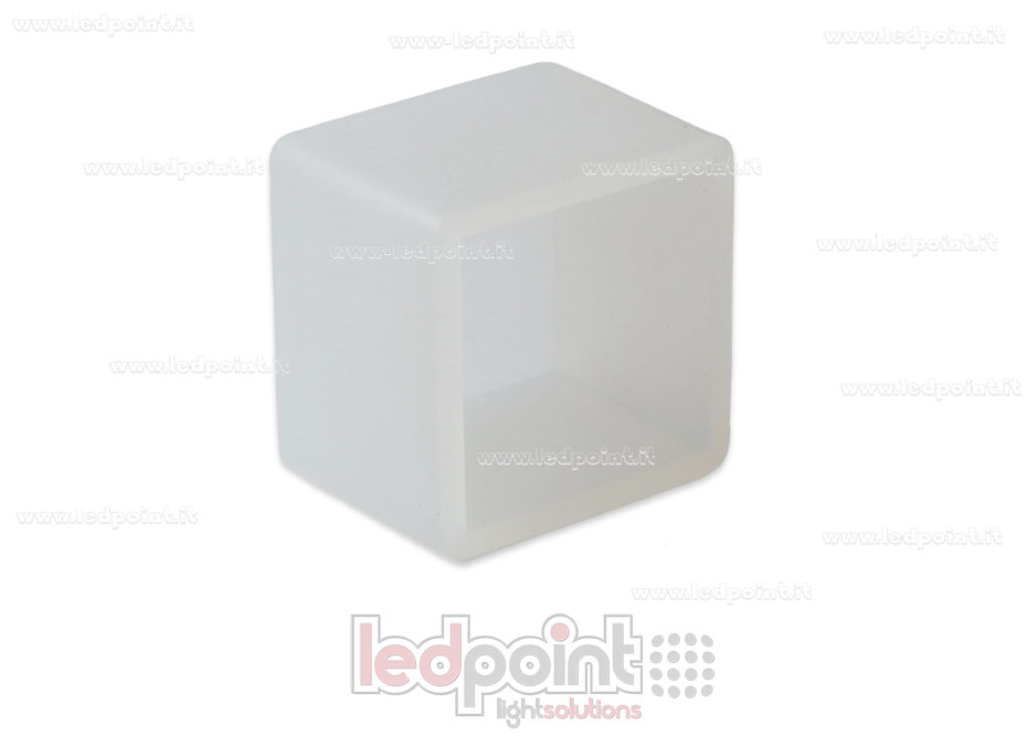 Embout terminal pour Led Neon Flex 16x16mm Embout terminal pour Led Neon Flex 16x16mm