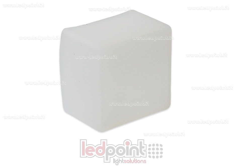 Embout terminal pour Led Neon Flex 20x20mm Embout terminal pour Led Neon Flex 20x20mm