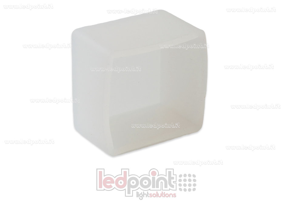 Embout terminal pour Led Neon Flex 20x20mm Embout terminal pour Led Neon Flex 20x20mm