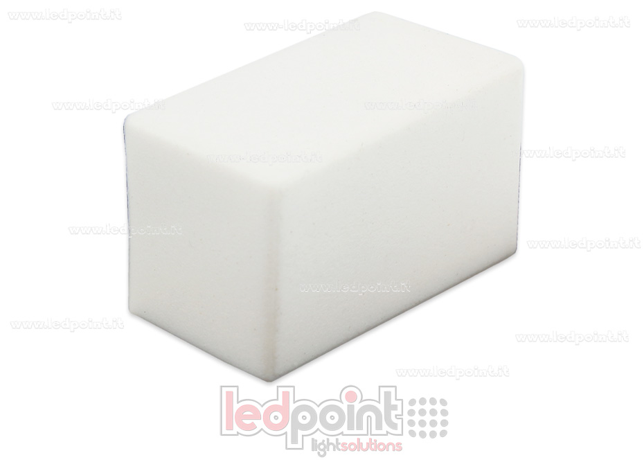 Embout blanc pour Led Neon Flex 11x20mm Embout blanc pour Led Neon Flex 11x20mm