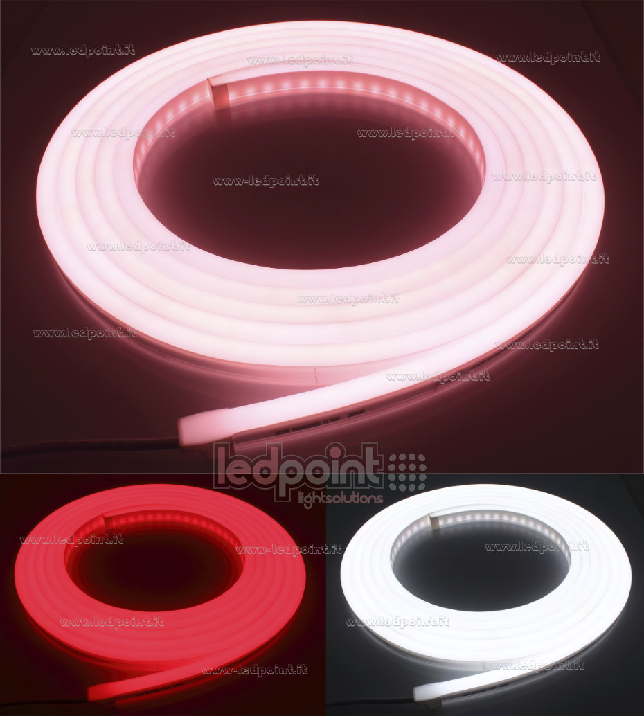 Led Neon Flex 5050 24V IP67 RGB+4000K 70led/m