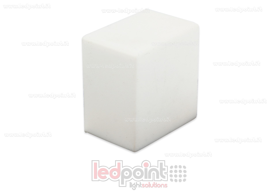 Embout blanc pour Led Neon Flex 16mm