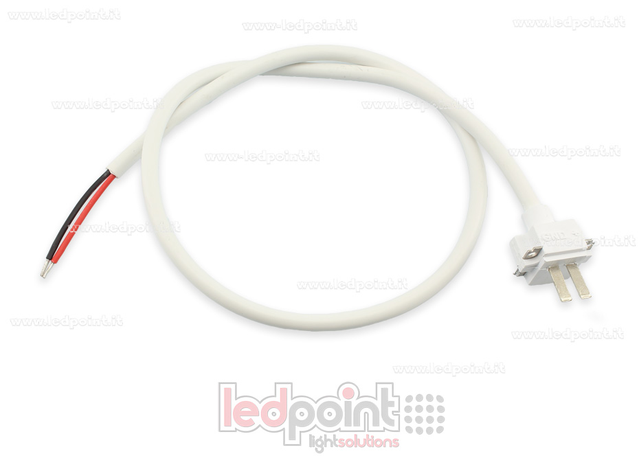 Kit connecteur 0,6m pour Led Neon Flex 17mm Kit connecteur 0,6m pour Led Neon Flex 17mm