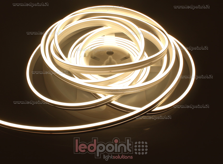 Led Neon Flex 2835 24V IP65 3000K 120led/m