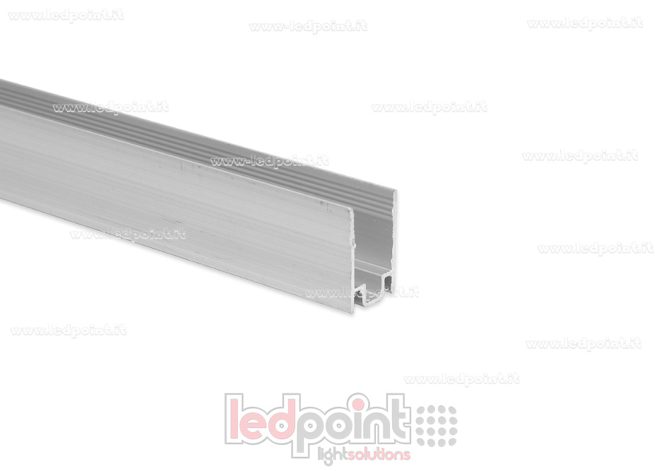 Barre de fixation en aluminium, 1m, pour Led Neon Flex 8mm Barre de fixation en aluminium, 1m, pour Led Neon Flex 8mm