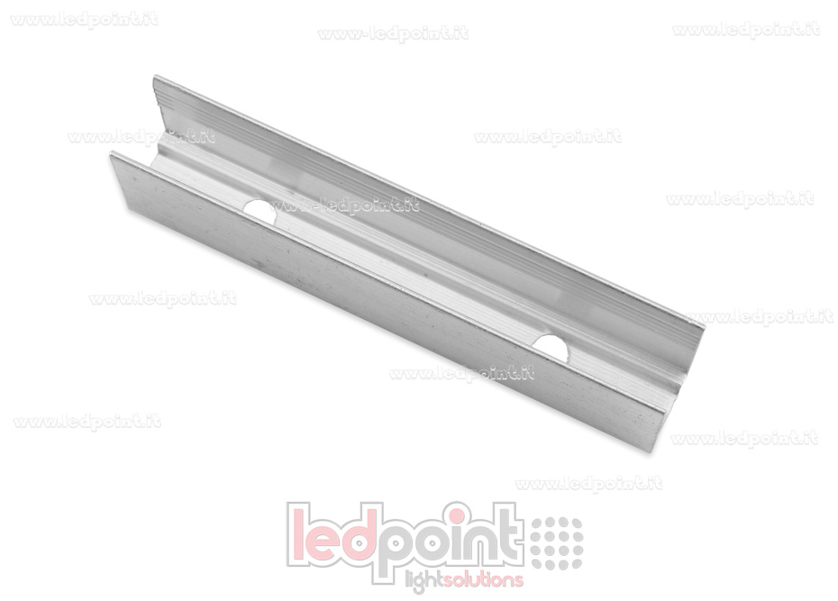 Clip de fixation en aluminium, 5cm, pour Led Neon Flex 8mm