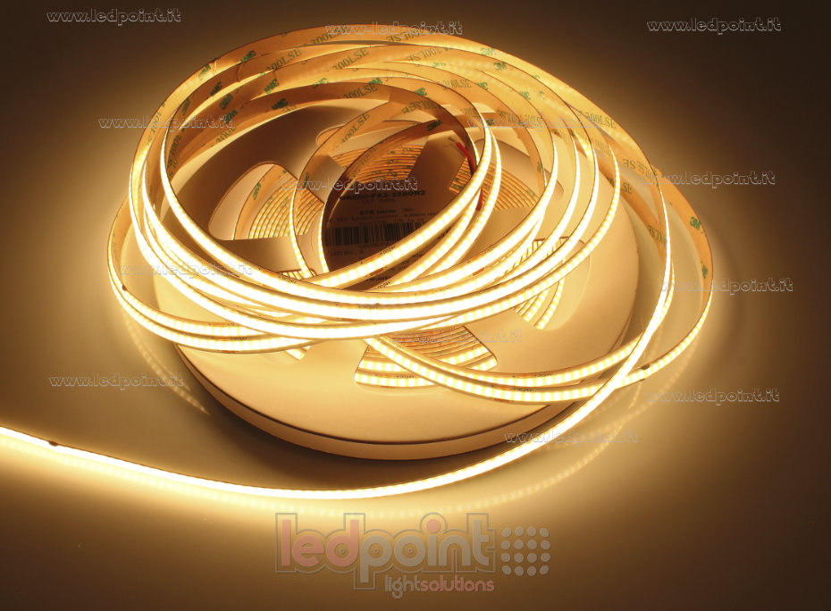 Ruban led COB 24V IP20 2500-2700K 320led/m