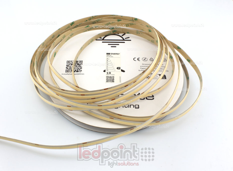 Ruban led COB 24V IP20 2700K 320led/m