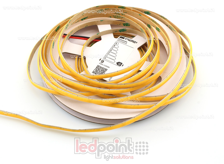 Ruban led COB 24V IP20 2700K 400led/m