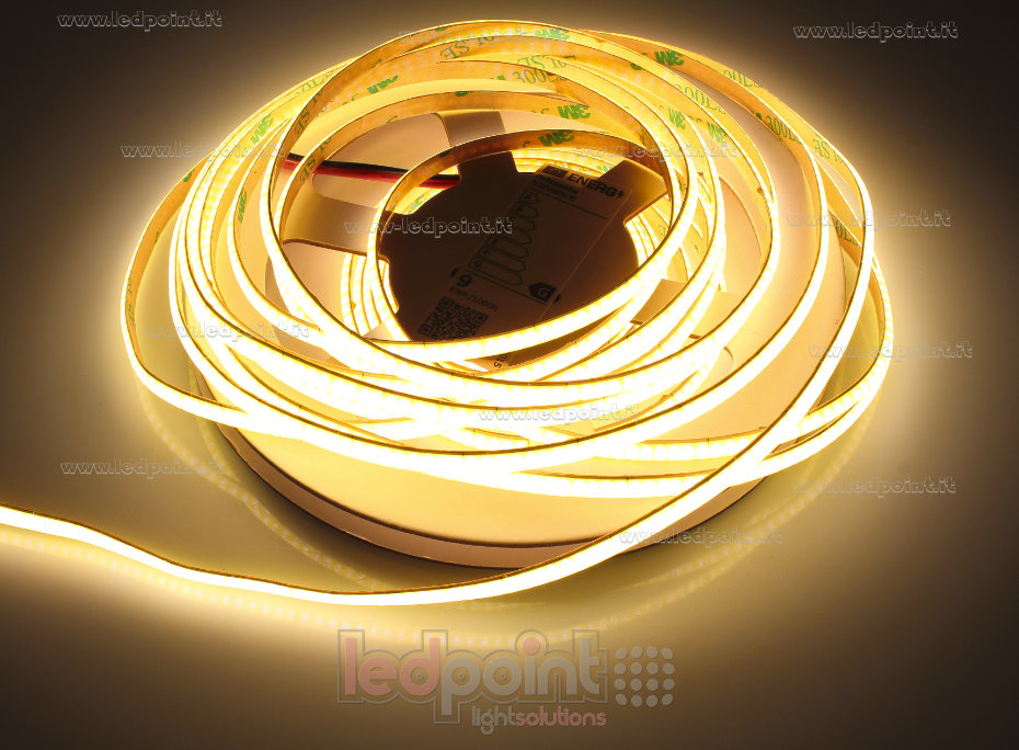 Ruban led COB 24V IP20 2700K 400led/m
