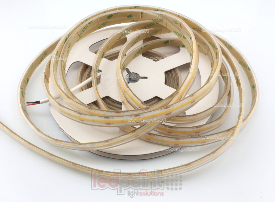 Ruban led COB 12V IP65 3000K 480led/m