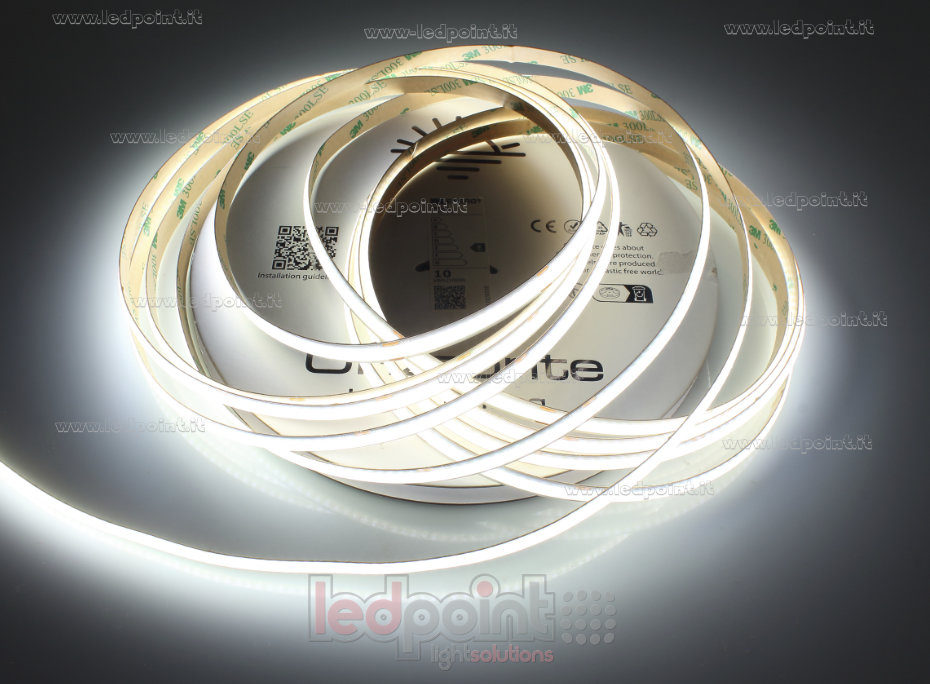 Ruban led COB 24V IP20 4000K 320led/m