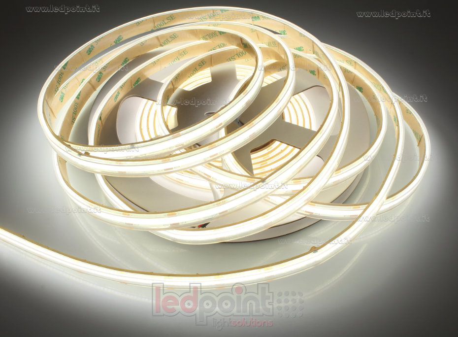 Ruban led COB 12V IP65 4000K 480led/m