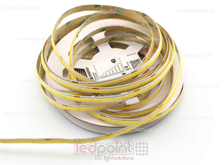 Ruban led COB 24V IP20 6000K 480led/m